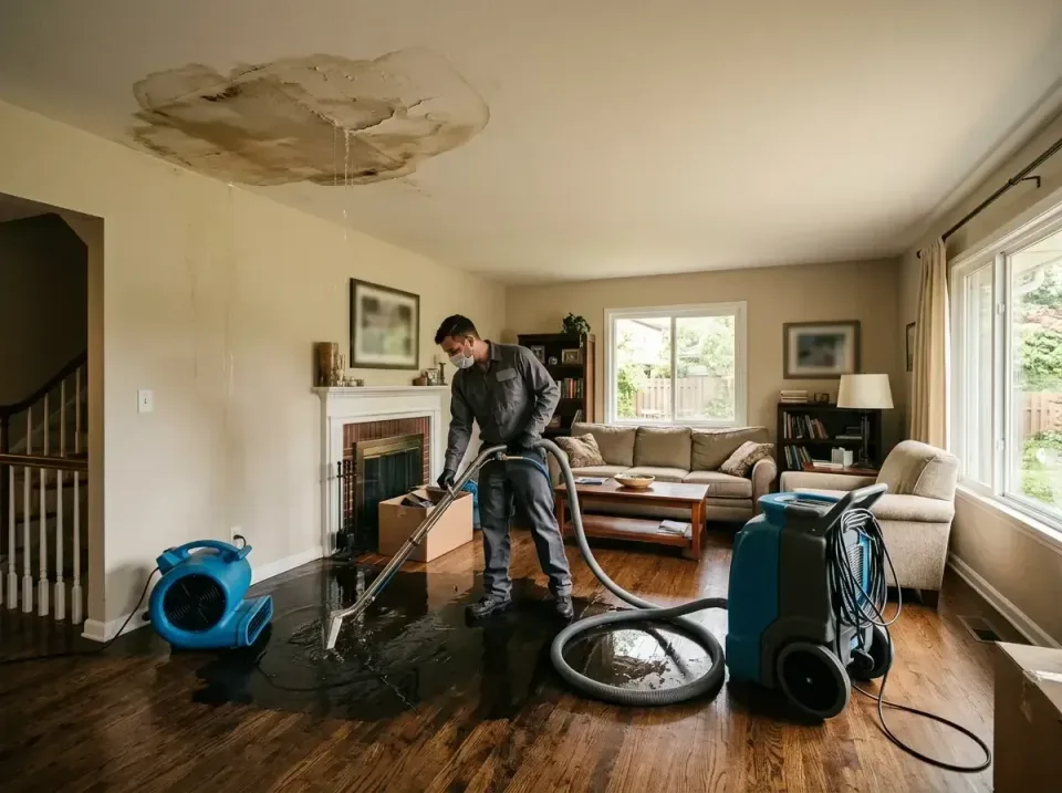 attic-pipe-burst-ceiling-drip-008 — frequently asked questions, Water Damage Restoration & Carpet Care in East Peoria, IL